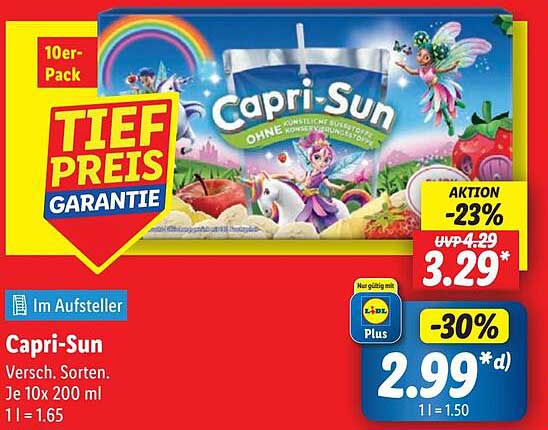 Capri-Sun 10er-Pack - Verschiedene Sorten