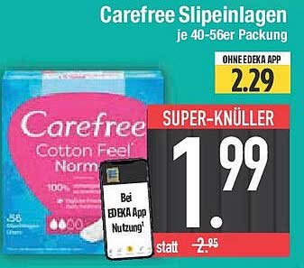 Carefree Sliepeinlagen je 40-56er Packung