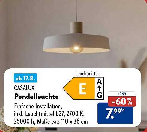 CASALUX Pendelleuchte
