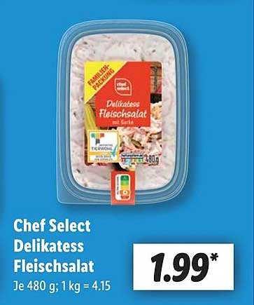 Chef Select Delikatess Fleischsalat