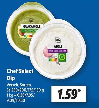 Chef Select Dip – Guacamole und Aioli