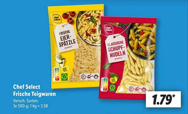 Chef Select Frische Teigwaren – verschiedene Sorten