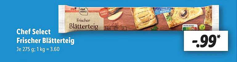 Chef Select Frischer Blätterteig