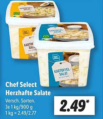 Chef Select Herzhafte Salate