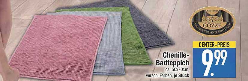 Chenille-Badteppich – Gemütlichkeit für Ihr Badezimmer