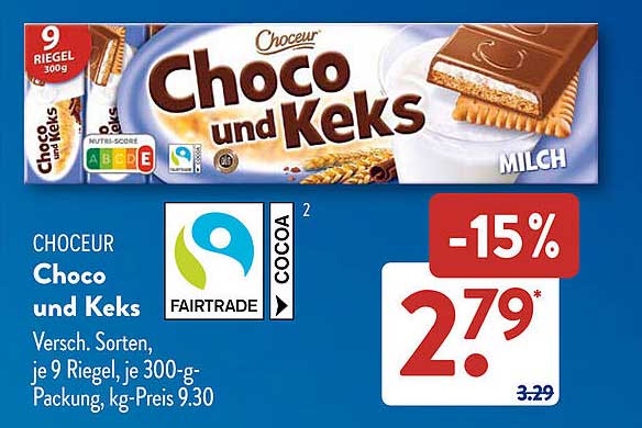 CHOCEUR Choco und Keks 300 g