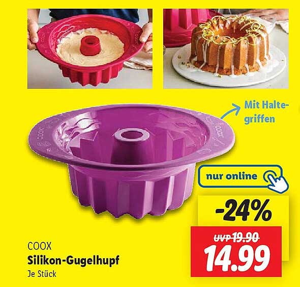 COOX Silikon-Gugelhupf