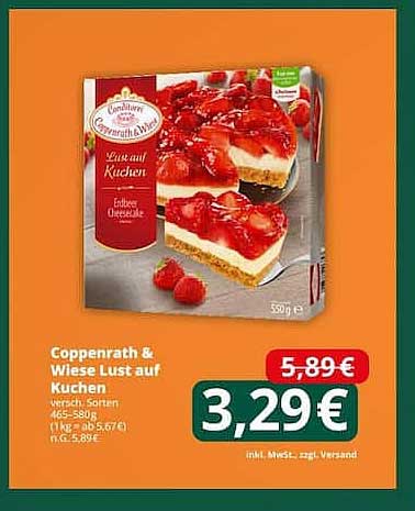 Coppenrath & Wiese Lust auf Kuchen Erdbeer-Quittenkuchen