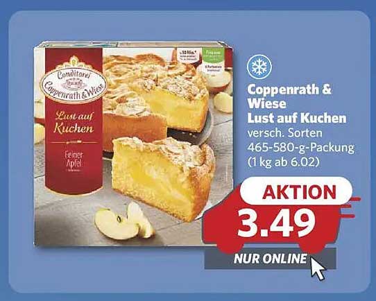 Coppenrath & Wiese Lust auf Kuchen verschiedene Sorten 465-580-g-Packung