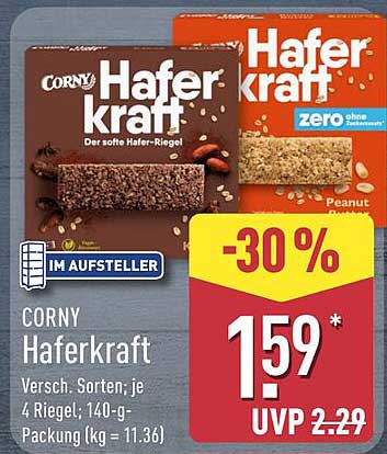 CORNY Haferkraft - der weiche Hafer-Riegel