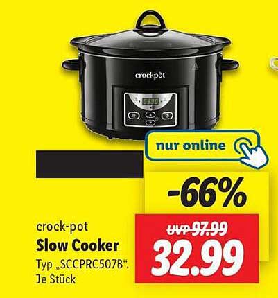 crock-pot Slow Cooker Typ „SCCPRC507B“