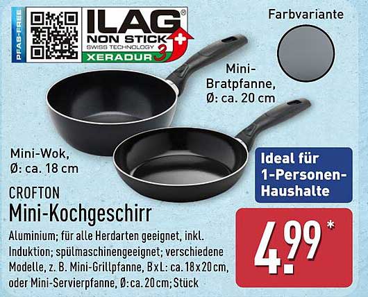 CROFTON Mini-Kochgeschirr
