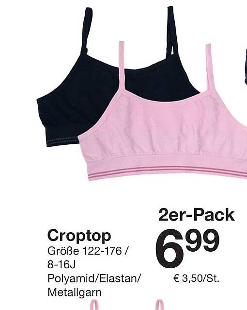 Croptop 2er-Pack für nur 6,99 €