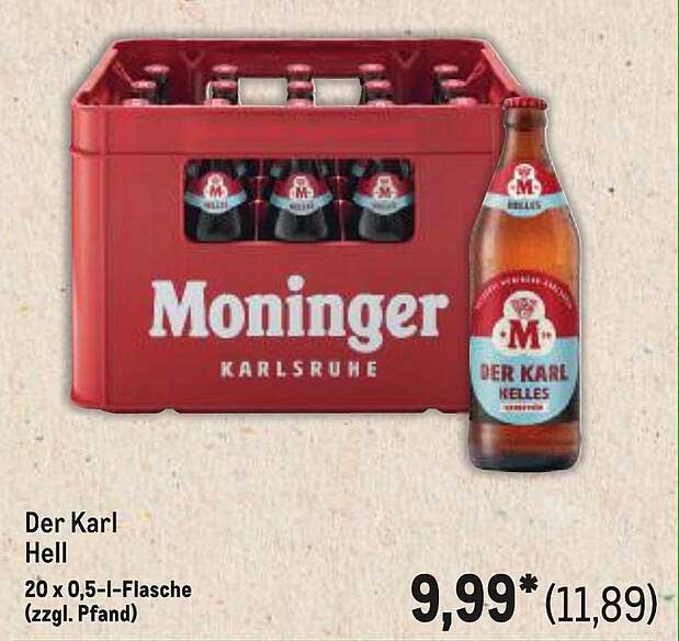 Der Karl Hell - 20 x 0,5 l-Flasche (zzgl. Pfand)