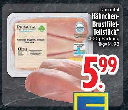 Donaual Hähnchen-Brustfilet-Teilstück 400g