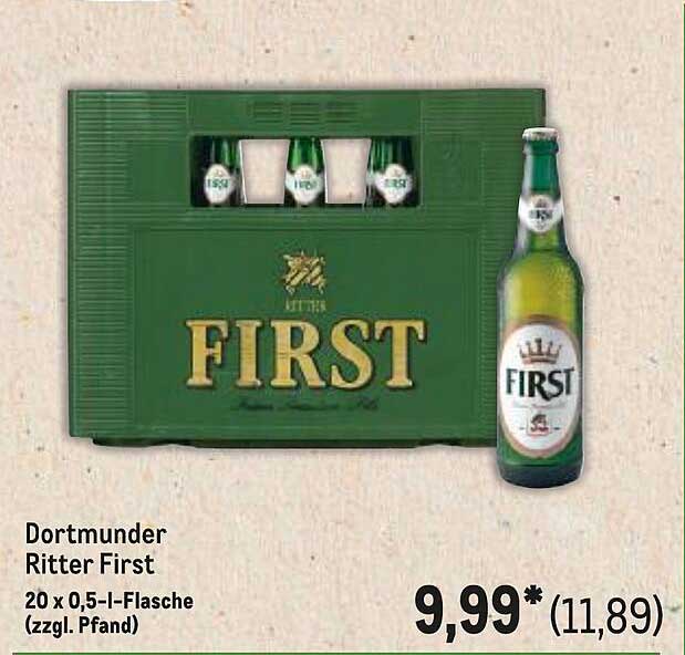 Dortmunder Ritter First – 20 x 0,5-l-Flasche (zzgl. Pfand)