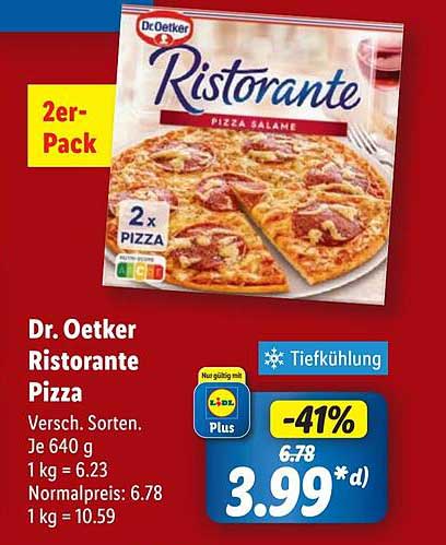 Dr. Oetker Ristorante Pizza Salame 2er-Pack
