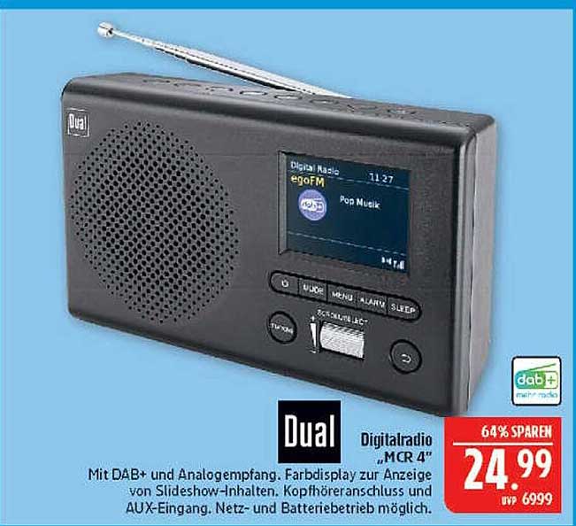 Dual Digitalradio „MCR 4“
