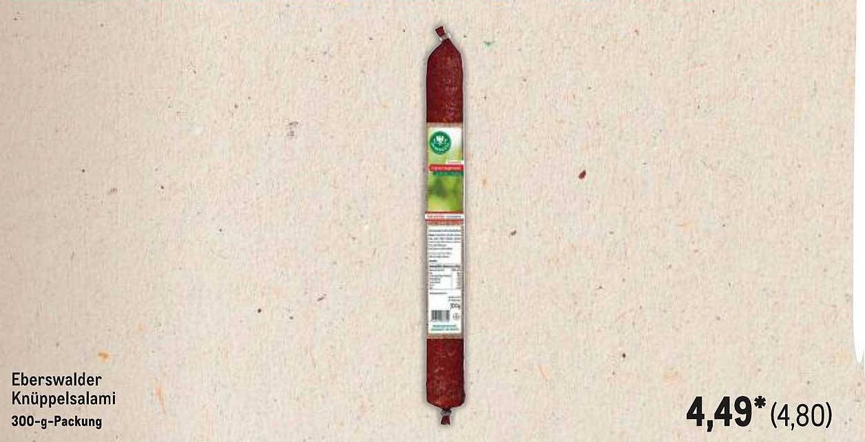 Eberswalder Knüppelsalami 300-g-Packung