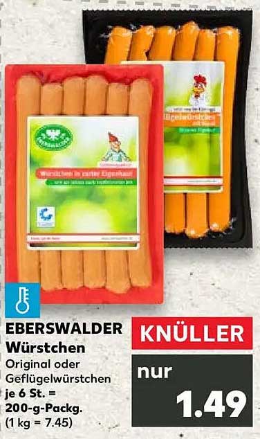 EBERSWALDER Würstchen Original oder Geflügelwürstchen