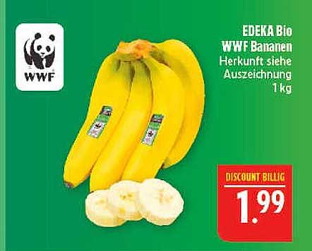 EDEKA Bio WWF Bananen 1 kg