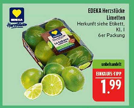 EDEKA Herzstück Limetten 6er Packung