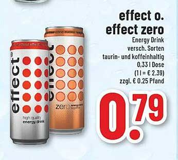 effect o. effect zero Energy Drink 0,33 l