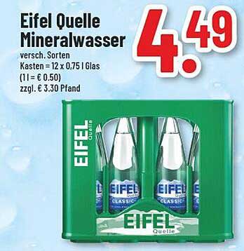 Eifel Quelle Mineralwasser 12er Kasten (0,75 l Flasche)