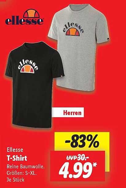 Ellesse T-Shirt Herren - jetzt zum absoluten Tiefpreis!