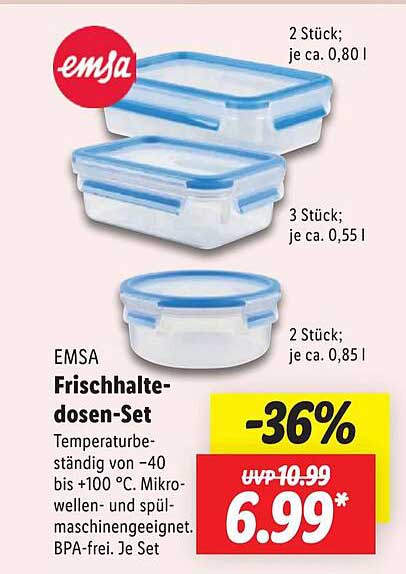 EMSA Frischhaltedosen-Set