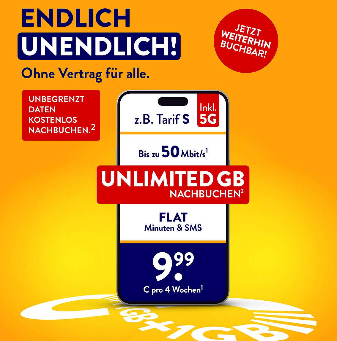 Endlich Unendlich! Tarif S mit 5G