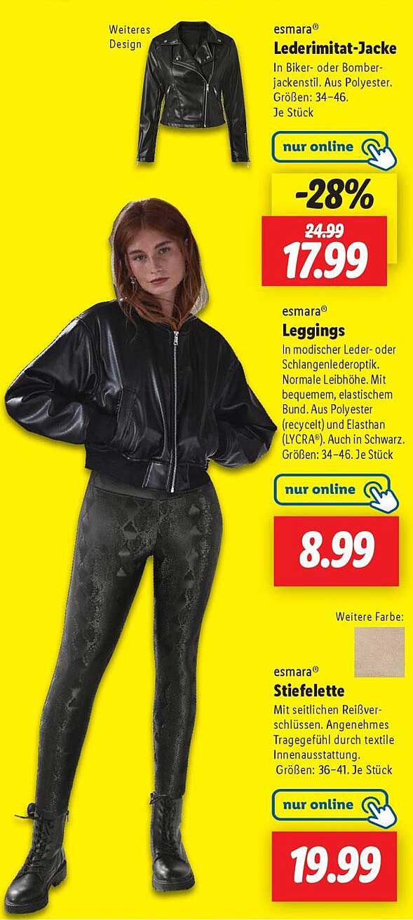 esmar® Lederimitat-Jacke