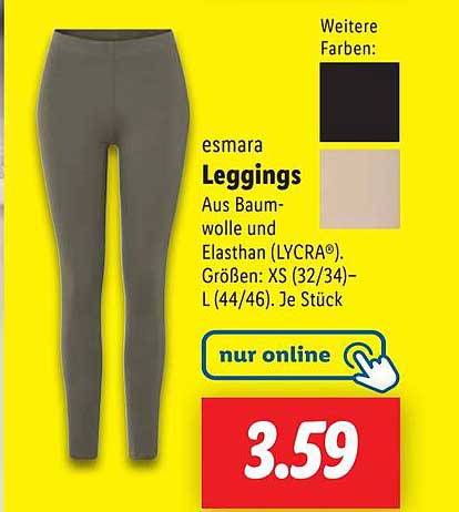 esmaratex Leggings aus Baumwolle und Elasthan
