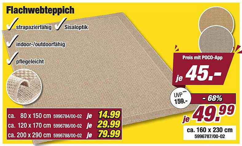Flachwebteppich in verschiedenen Größen
