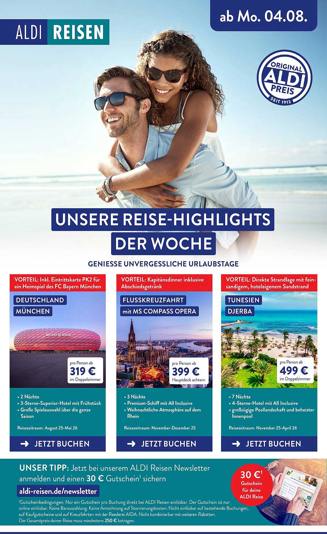 Flusskreuzfahrt mit MS COMPASS OPERA - ab 399 € pro Person