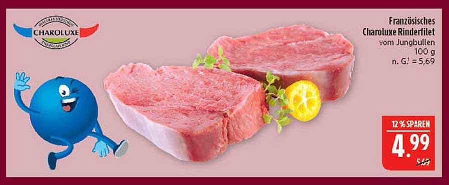 Französisches Charoluxe Rinderfilet vom Jungbullen 100 g