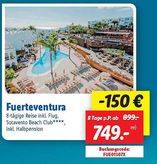 Fuerteventura: 8-tägige Reise inkl. Flug, Sotavento Beach Club****, inkl. Halbpension