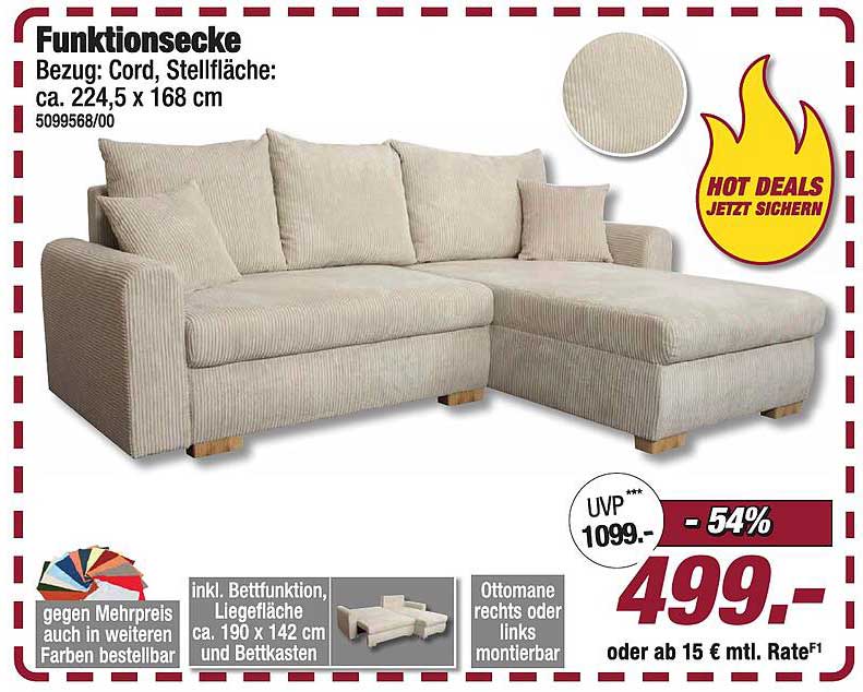 Funktionsecke mit Bettfunktion und Liegefläche