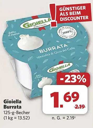 Gioiella Burrata 125-g-Becher