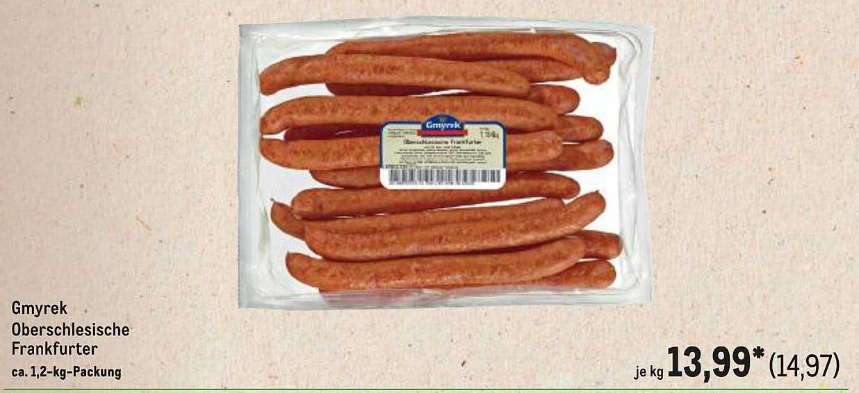 Gmyrek Oberschlesische Frankfurter ca. 1,2-kg-Packung