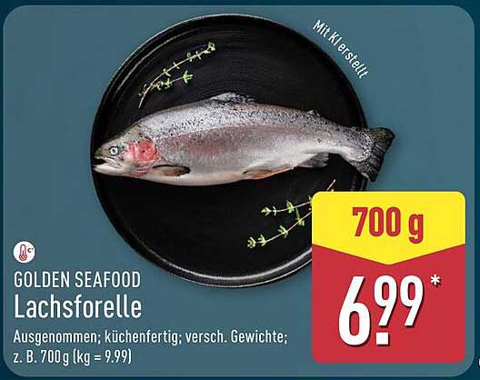 GOLDEN SEAFOOD Lachsforelle 700 g