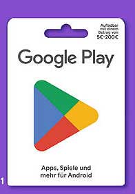 Google Play Guthaben Card 200 Euro