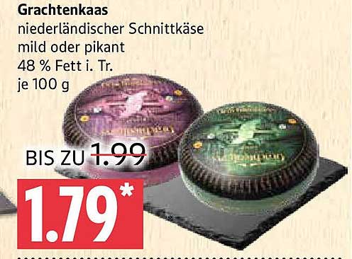 Grachtenkaas – niederländischer Schnittkäse mild oder pikant