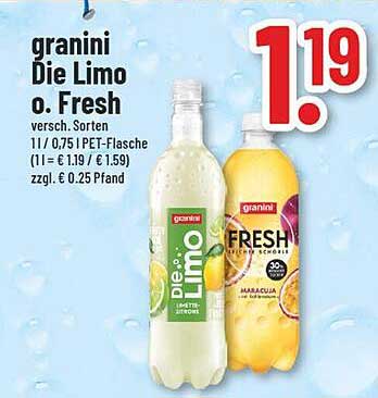 granini Die Limo o. Fresh – Verschiedene Sorten