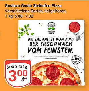 Gustavo Gusto Steinofen Pizza - Verschiedene Sorten