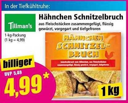 Hähnchen Schnitzelbruch von Tillman's - 1-kg-Packung