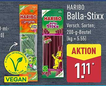 HARIBO Balla-Stixx 200-g-Beutel