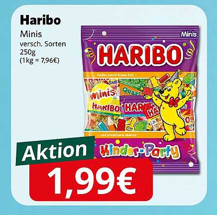 Haribo Minis - Verschiedene Sorten 250g