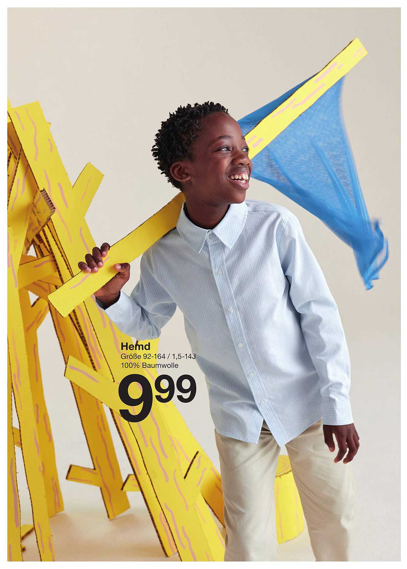 Hemden in Gr. 92-164 für 9,99 €