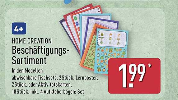 Home Creation Beschäftigungs-Sortiment
